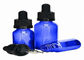 زجاجات الزجاج الأزرق المحمولة بالقطارة متعددة الوظائف عالية المتانة مع سمك حتى المزود
