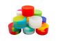BPA الحرة 7ml الغذاء الحاويات سيليكون الصف ، من السهل تنظيف جولة سيليكون جرة المزود